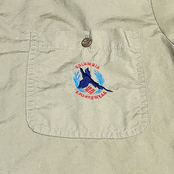 Columbia Sportswear Shooting Shirt Men’s Small Quilted Shoulder Hunting Fishing - Picture 9 of 13